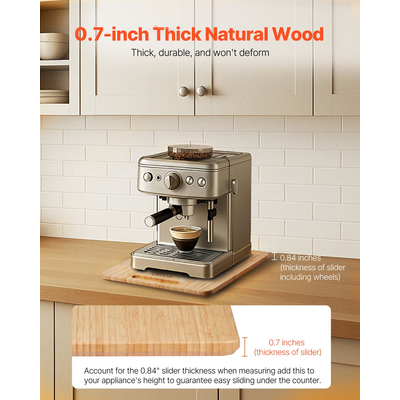 Συρόμενος Δίσκος Συσκευής VEVOR 10,5 x 13 ίντσες για Πάγκο Κουζίνας