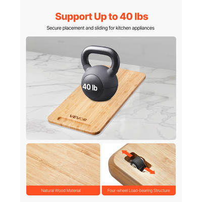 Συρόμενος Δίσκος Συσκευής VEVOR 14,5 x 7,5 ίντσες για Πάγκο Κουζίνας