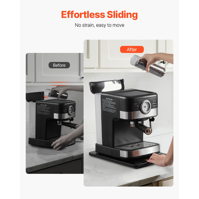 Συρόμενος Δίσκος Συσκευής VEVOR 14 x 9,5 ίντσες για Καφετιέρα Μαύρος