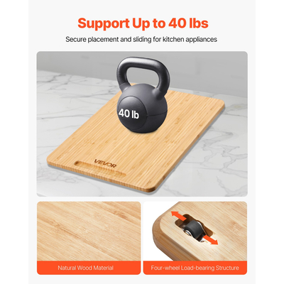 Συρόμενος Δίσκος Συσκευής VEVOR 16 x 12 ιντσών για Πάγκο Κουζίνας