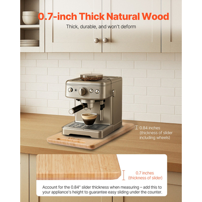 Συρόμενος Δίσκος Συσκευής VEVOR 16 x 12 ιντσών για Πάγκο Κουζίνας