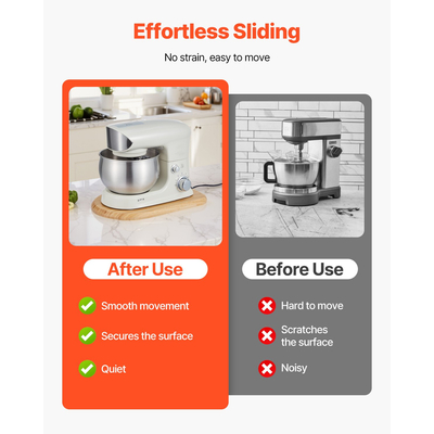 Οβάλ μίξερ VEVOR 14,5 x 9,4 ίντσες για μίξερ με κεφαλή κλίσης 4,5-5 Qt