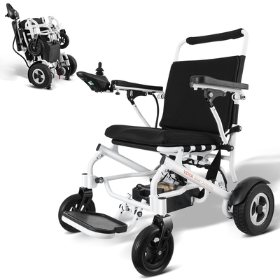 VEVOR Electric Wheelchair for Adults Seniors, 300 lbs Weight Capacity, 20 in Width Lightweight Foldable Motorized Power Wheelchairs, Long Range All Terrain Aluminum Alloy Chair  | VEVOR US