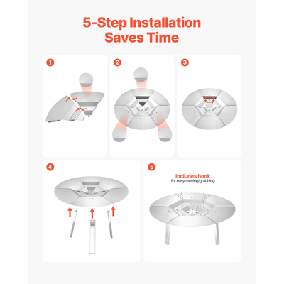 Εκτροπέας θερμότητας τζακιού VEVOR για σόμπα Yukon 635 mm από ανοξείδωτο ατσάλι