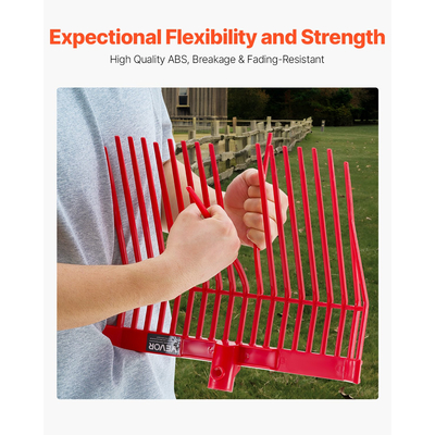 6Pcs Manure Fork Replacement Head 18 Tine Horse Stable Stall Mulch Fork Heads | VEVOR US