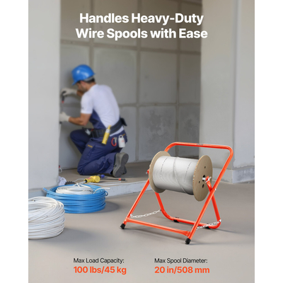 VEVOR Πτυσσόμενη βάση καλωδίων βαρέως τύπου για ηλεκτρικά και βιομηχανικά καλώδια