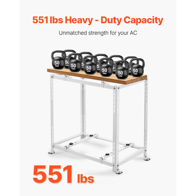 Mini Split Ground Stand for 9000-18000 BTU Heat Pump Dual Levels | VEVOR US