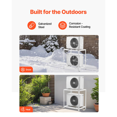 Mini Split Ground Stand for 9000-18000 BTU Heat Pump Dual Levels | VEVOR US
