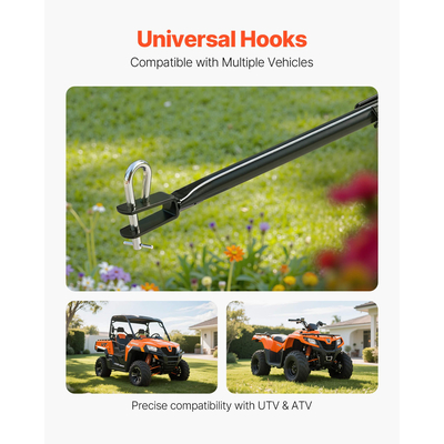 Διανομέας VEVOR με ρυμούλκηση πίσω από το όχημά σας 130LBS 15 Ρυθμίσεις Πλάτος διασποράς 0-9,8 πόδια