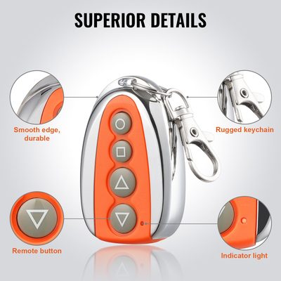 Τηλεχειριστήριο Αυτόματης Πύλης VEVOR 131ft με 4 κουμπιά για συρόμενη πόρτα