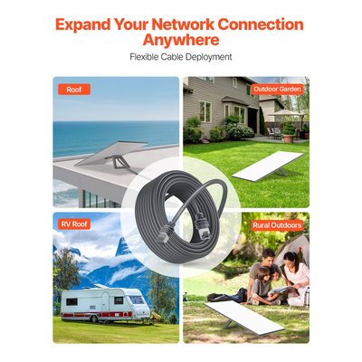 Καλώδιο VEVOR Starlink Gen 3 150 FT Καλώδιο επέκτασης Standard Generation 3 1200 Mps