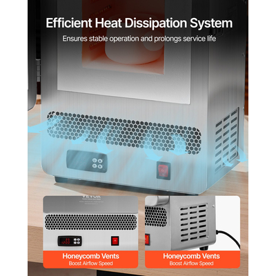 Tabletop Kiln Melter 1500W Electric Kiln 2192℉ Max Temperature Melting Furnace | VEVOR US