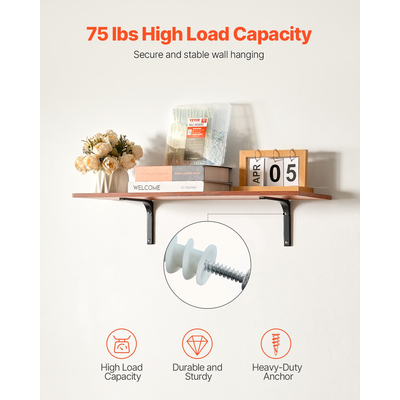 Drywall Anchors Self Drilling Anchors 100PCS in 50 Sets Screw & Anchors | VEVOR US