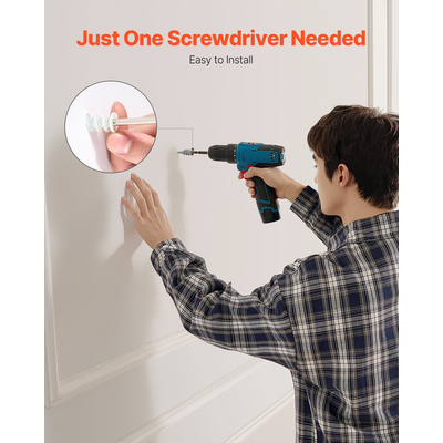 Drywall Anchors Self Drilling Anchors 100PCS in 50 Sets Screw & Anchors | VEVOR US