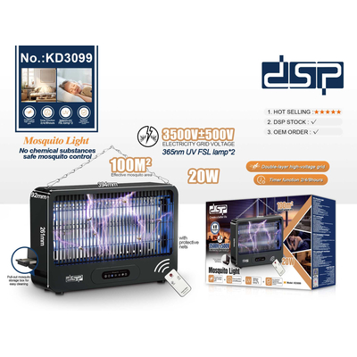 Συσκευή εξολόθρευσης κουνουπιών με τηλεχειριστήριο - KD3099 - DSP - 618717