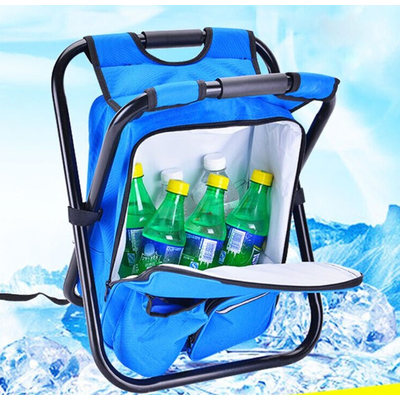 Πτυσσόμενο σκαμπό και σακίδιο camping - 1344 - 170105 - Black