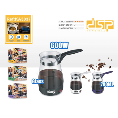 Ηλεκτρικό μπρίκι ελληνικού καφέ γυάλινο - KA3037 - DSP - 568795 - Purple