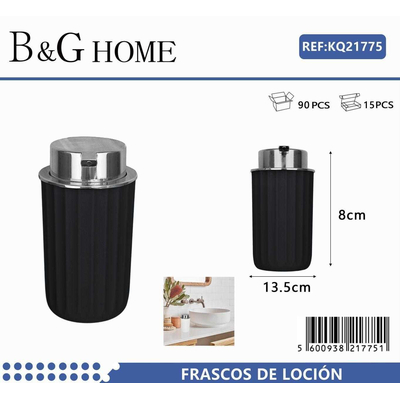 Θήκη κρεμοσάπουνου Dispenser πλαστική - Black - 21775