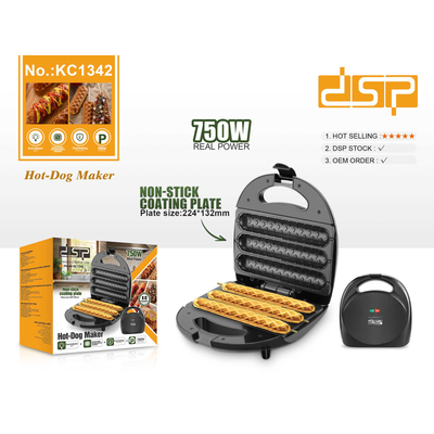 Συσκευή ψησίματος βάφλας Hot Dog - KC1342 - DSP - 618489