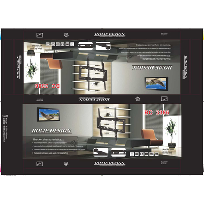 Επιτοίχια βάση τηλεόρασης για διάσταση 36-70" - BC3386 - 567822