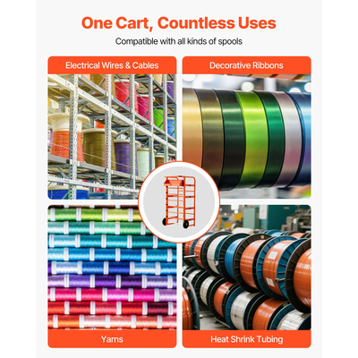 VEVOR Ράφι Σύρματος με 11 Ράβδους, Καλώδιο για Βιομηχανική Ηλεκτρική Χρήση σε Λιανική