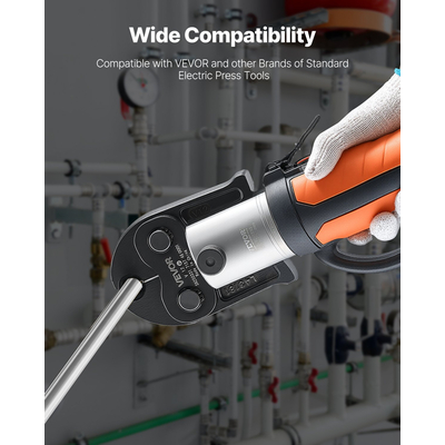 VEVOR V12 Σιαγόνα Πίεσης 12mm Σιαγόνα Πίεσης Κατάλληλη για Σωλήνες από Ανοξείδωτο Χάλυβα Τύπου V