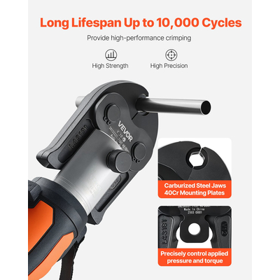 VEVOR V12 Σιαγόνα Πίεσης 12mm Σιαγόνα Πίεσης Κατάλληλη για Σωλήνες από Ανοξείδωτο Χάλυβα Τύπου V