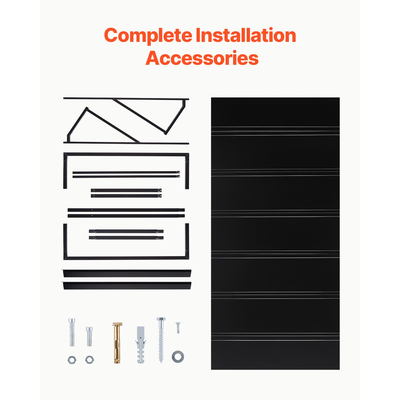 VEVOR Στέγαστρο τέντας παραθύρου-πόρτας 80x36 εκ., τέντες μπροστινής πόρτας από χάλυβα για εξωτερική βεράντα
