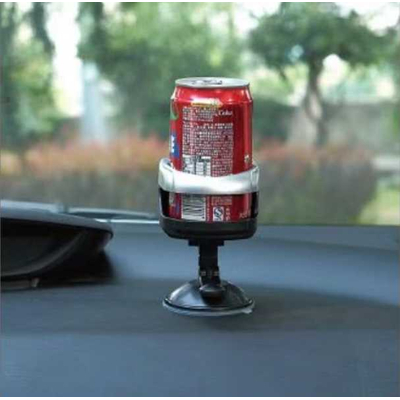 Ποτηροθήκη αυτοκινήτου με βεντούζα - 2in1 - SD-1003G - 005212 - Black