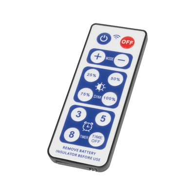 GLOBOSTAR® TWILIGHT 79667 Μοντέρνο Φωτιστικό Κήπου Γιρλάντα 7.7m με 15 Λάμπες & IR Ασύρματο Χειριστήριο LED 9W 810lm 360° DC 3.7V με Ενσωματωμένο Φωτοβολταϊκό Panel 5.5V 1.5W & Επαναφορτιζόμενη Μπαταρία Li-ion 3.7V 1x18650 2200mAh Αδιάβροχο IP65 Θερμό Λευκό 2700Κ Dimmable - Sanan SMD Chip - Μαύρο & Διάφανο - Μ770 x Π4 x Υ7cm - 2 Χρόνια Εγγύηση