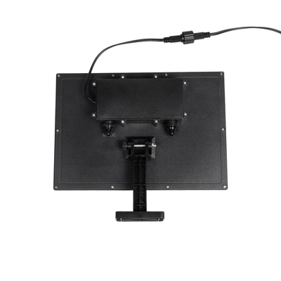 GLOBOSTAR® TWILIGHT 79669 Μοντέρνο Φωτιστικό Κήπου Γιρλάντα 14.5m με 50 Λάμπες LED 30W 2700lm 360° DC 3.7V με Ενσωματωμένο Φωτοβολταϊκό Panel 5.5V 5W & Επαναφορτιζόμενη Μπαταρία Li-ion 3.7V 3x18650 6600mAh Αδιάβροχο IP65 Θερμό Λευκό 2700Κ Dimmable - Sanan SMD Chip - Μαύρο & Διάφανο - Μ1450 x Π4 x Υ7cm - 2 Χρόνια Εγγύηση