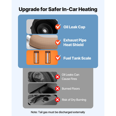 Θερμαντήρας αέρα ντίζελ VEVOR Θερμαντήρας στάθμευσης ντίζελ 8 kW DC 12-24V με τηλεχειριστήριο