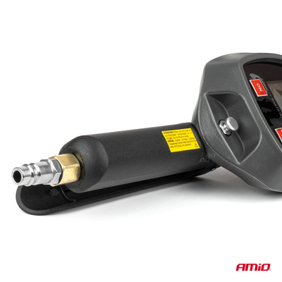 ΠΙΣΤΟΛΙ ΑΕΡΑ ΜΕ ΜΑΝΟΜΕΤΡΟ ΨΗΦΙΑΚΟ 18BAR ΜΕ ΣΠΕΙΡΩΜΑ ΣΥΝΔΕΣΗΣ ΓΙΑ ΒΑΛΒΙΔΕΣ 1/4'' AMIO - 1 Τεμ.