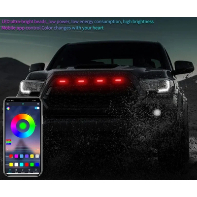 Φώτα ημέρας αυτοκινήτου LED RGBW - R-D20101-P4 - 110026C