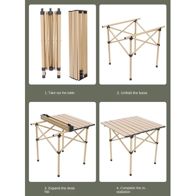 Πτυσσόμενο τραπέζι εξωτερικού χώρου - 2004-64cm - 170181