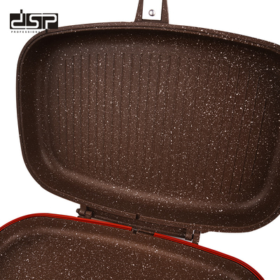 Διπλό αντικολλητικό τηγάνι Grill - CA007-F40-Brown - DSP - 610537