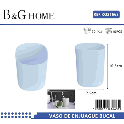 Θήκες οδοντόβουρτσας πλαστικές σε σετ 5Χ - Light Blue - 21663