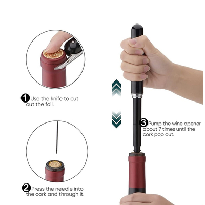 Ανοιχτήρι κρασιού με πίεση αέρος - Τιρμπουσόν - KH1-002101 - 812549 - Blue