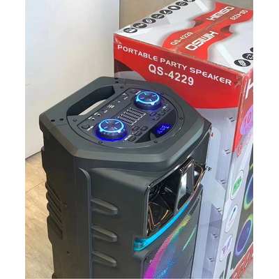 Φορητό ηχείο subwoofer με μικρόφωνο Karaoke - QS-4229 - 813140