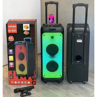 Φορητό ηχείο subwoofer με μικρόφωνο Karaoke - QS-8605 - 813157