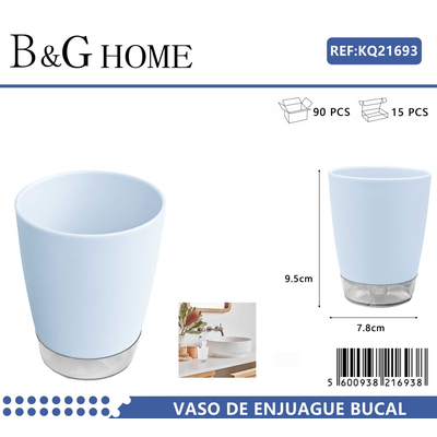 Θήκες οδοντόβουρτσας πλαστικές σε σετ 5Χ - Light Blue - 21693