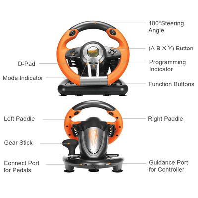 Σετ τιμονιέρα gaming με πετάλια - PXN-V3PRO - 901231