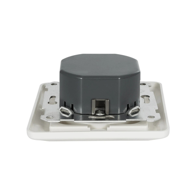 GloboStar® 999-0006 Ροοστάτης Dimmer Τοίχου LED AC100-240V 400W IP20 Μ8.4 x Π8.4 x Υ4.5cm