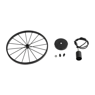 GLOBOSTAR® CASTOR 999-0228 Vintage Κρεμαστό Φωτιστικό Οροφής με Ντουί 1 x E27 AC 220-240V IP20 - Μαύρο - Μ30 x Π30 x Υ11cm