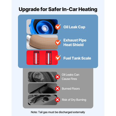 Θερμαντήρας αέρα ντίζελ VEVOR Θερμαντήρας στάθμευσης ντίζελ 8 kW DC 12-24 V Μπλε διακόπτης LCD