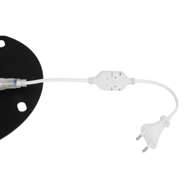 GLOBOSTAR® XMAS-STAR-SMALL Χριστουγεννιάτικο Διακοσμητικό Φωτιστικό LED 15,6W 624lm 360° AC 220-240V Αδιάβροχο IP65 Θερμό Λευκό 2700K   - Μαύρο & Διάφανο - M97 x Π25 x Υ107cm - 2 Χρόνια Εγγύηση