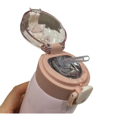 Παιδικό φορητό παγούρι-θερμός - HS0201 - 500ml - 502010 - Pink