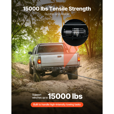 Βάση Βαρούλκου VEVOR 6803 kg Βάση Ρυμούλκησης με Ρυμουλκούμενο και Δέκτη 50,8 mm