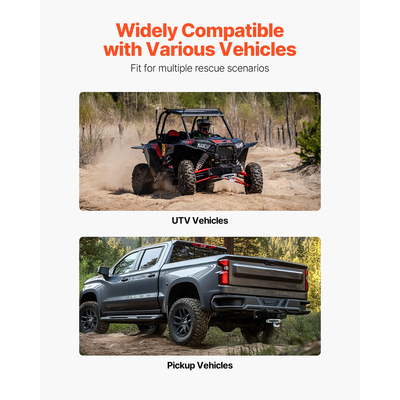 Βάση Βαρούλκου VEVOR 6803 kg Βάση Ρυμούλκησης με Ρυμουλκούμενο και Δέκτη 50,8 mm