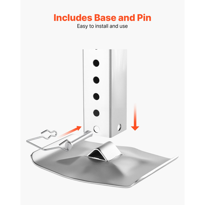 Πόδι προσγείωσης πέμπτου τροχού VEVOR RV 179013 για Lippert Venture 32,5 ιντσών